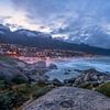 Lever de soleil sur Camps Bay Afrique du Sud sur Achim Thomae Photography