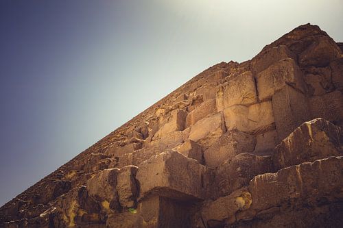 Piramides van Gizeh Foto Canvas – Egypte Wanddecoratie Acrylglas 02