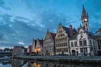 Graslei in het prachtig Gent