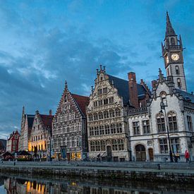 Graslei in het prachtig Gent by Ward Van Houtte