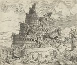 Fall of the Tower of Babel, Cornelis Anthonisz., 1547 by Marieke de Koning thumbnail