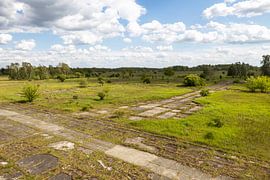 Lost Place Alter Flugplatz Rangsdorf - Blick über das alte und heute zugewachsene Flugfeld von Frank Herrmann