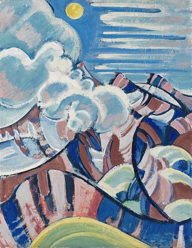 August Babberger - View over the Gental (1918)
