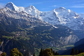 Eiger, Mönch und Jungfrau im Herbst