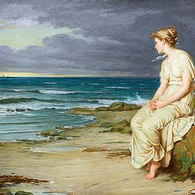 Miranda, John William Waterhouse van Oude Meesters Atelier