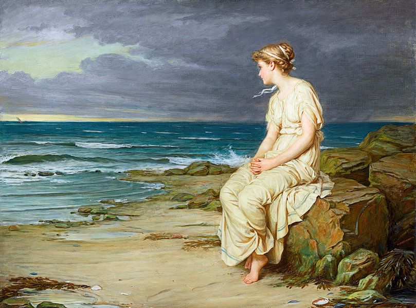 Miranda, John William Waterhouse par Oude Meesters Atelier