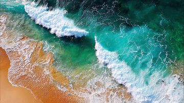Frontière naturelle entre la mer et la terre