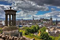 Blick vom Calton Hill auf die historische Altstadt von Edinburgh von Jürgen Wiesler Miniaturansicht
