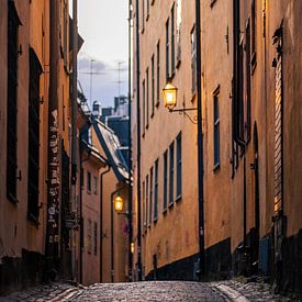 Les ruelles de Stockholm I Architecture scandinave I Suède sur Floris Trapman