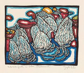 Reijer Stolk - Wasserfall in Oberösterreich (1906 - 1945) von Peter Balan