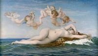 Die Geburt der Venus, Alexandre Cabanel von Meisterhafte Meister Miniaturansicht