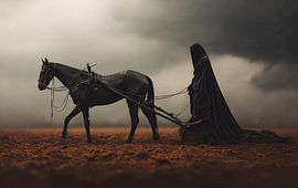 Die Reise der Seele in einer dystopischen Landschaft von KRAB Obscura