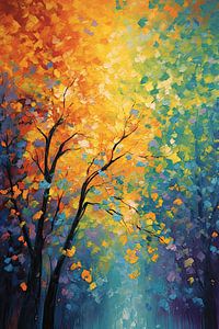 Arbres colorés