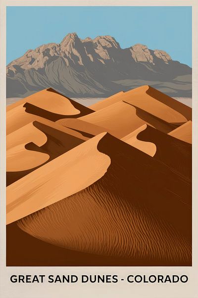 Great Sand Dunes - Colorado von Poster Art Shop