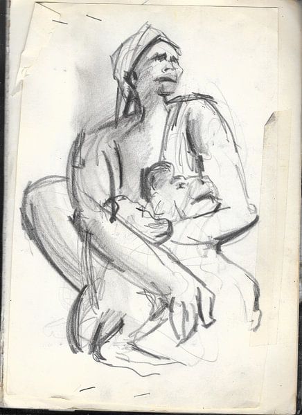sketch woman 1 by Vincent Jacobs