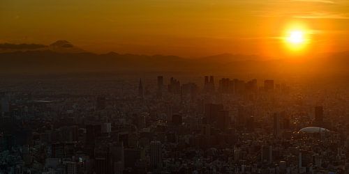 Tokio Skytree Zonsondergang