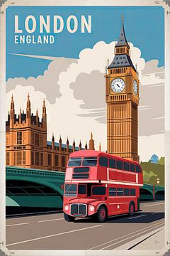 Londen, Engeland. van Poster Art Shop