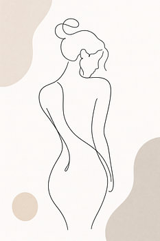 Quiet Elegance – Minimalist Figure Drawing