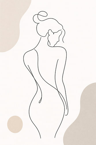 Quiet Elegance – Minimalist Figure Drawing