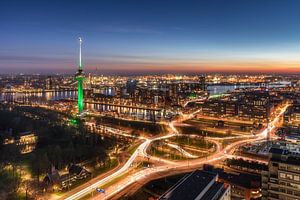 Spitsuur in Rotterdam