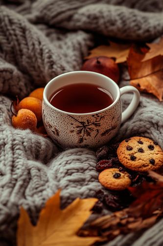 Geniet van de warmte van de herfst