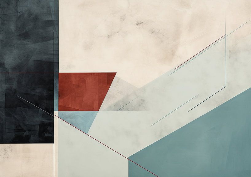 Geometrie von Abstraktes Gemälde