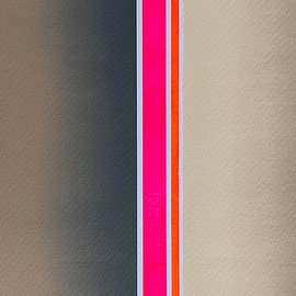 Fade Square – Impression artistique « Neon Stripe », édition carrée sur HouseHeart