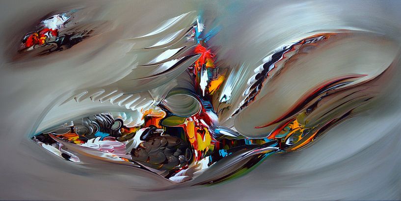 Abstract19 by Gena Theheartofart