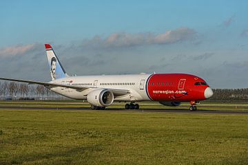 Afbeelding Freddy Mercury op Norwegian Boeing 787. van Jaap van den Berg