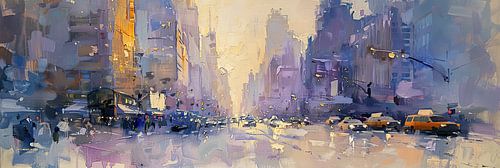 Stadsleven Schilderij | Urban Pulse