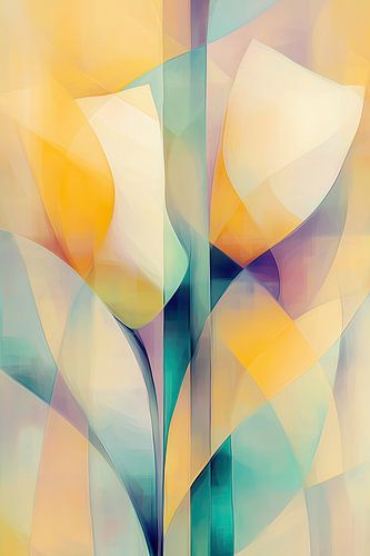 Tulpen abstract #16 van Imagine