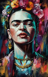 Abstrakte Frida von Ayyen Khusna