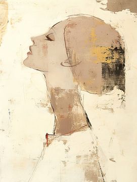 Vrouwenportret | Gaze Beyond van De Mooiste Kunst