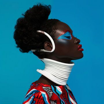 Vrouw - Futuristische elegantie