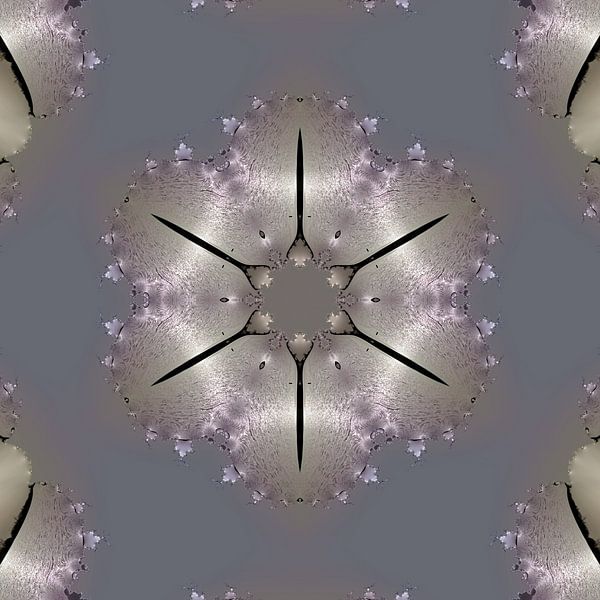 Silver mandala by Nina IoKa