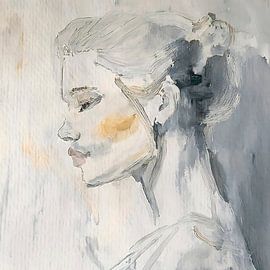 Modernes und heiteres Frauenporträt (5)