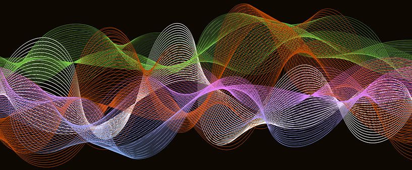 Abstrakte Komposition 745 von Angel Estevez