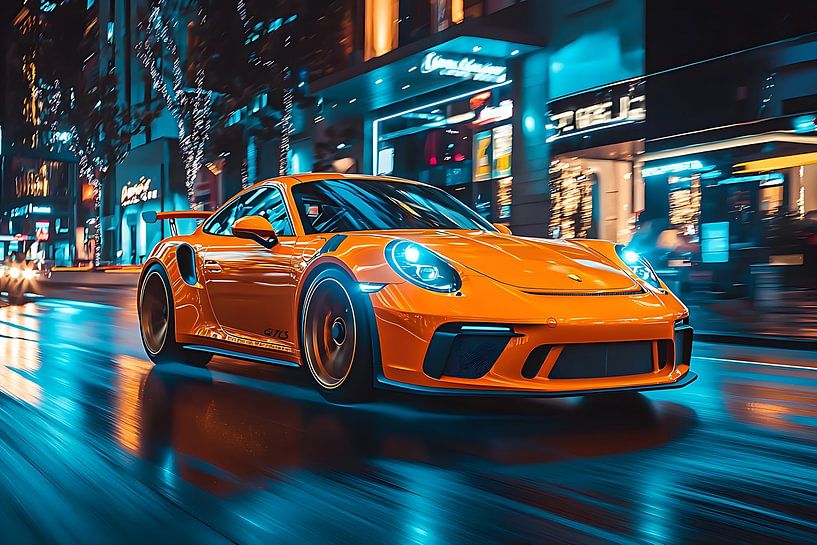 Porsche 911 GT3 im Herbst von PixelPrestige