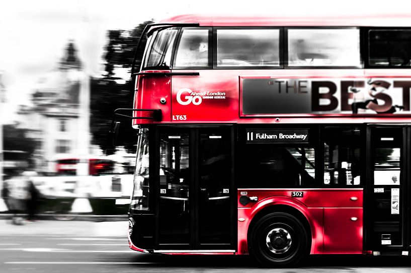 London Bus von Michiel ter Elst