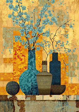 Blumenvasen von Blickfänger Gemälde
