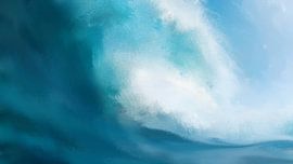 Abstract water wave by Maurice Dawson