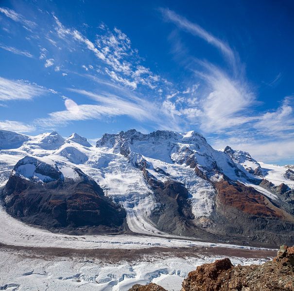 Breithorn, Gornergletscher, Gornergrat, View, Zermatt, Valais,Switzerland by Torsten Krüger