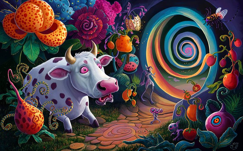 Too much grass by Petra Dreiling-Schewe