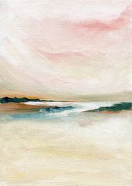 Paysage marin du ciel rose sur Nikita Jariwala