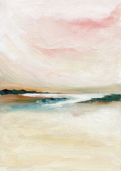 Pink Sky Seascape by Nikita Jariwala