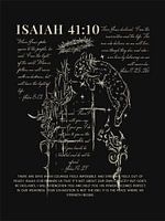 Isaiah 41:10 Christian Artwork – Bible Verse Typography, Faith-Inspired Design, Scripture Wall Art & Streetwear Graphic