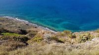 Bochtige Madeira-kust met turkooisblauw water