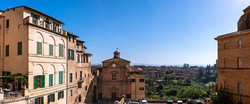 Panorama van Siena van Peter Baier