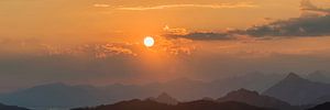 Sonnenaufgang über den Tannheimer Bergen