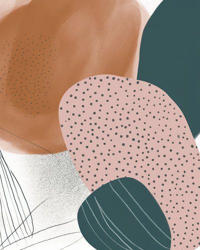 Moderne abstrakte, organische Formen